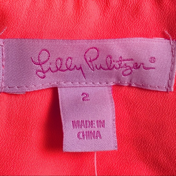 Lilly Pulitzer Pink & Gold Halter Dress, N… - Picture 7 of 9